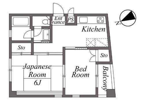 文京区本郷のマンションの間取り