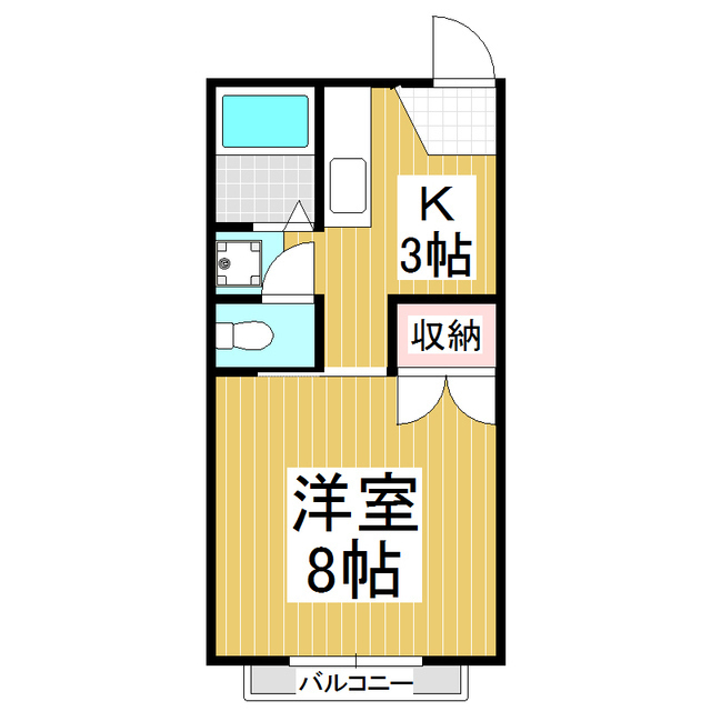 コーポちえの間取り