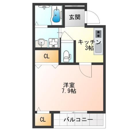 フジパレス西加賀屋サウスの間取り