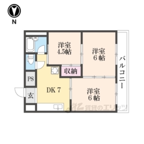 新栄マンションの間取り