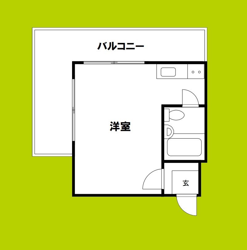 大宝　島之内ロイヤルハイツの間取り