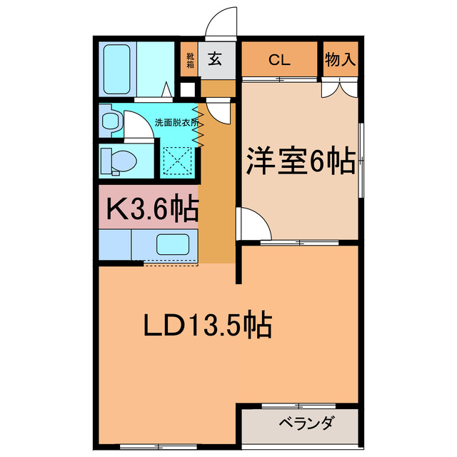 コーポニュータウンIIの間取り