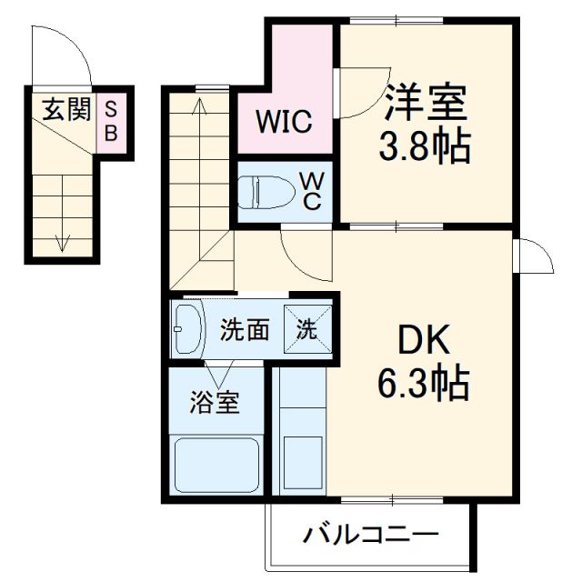 コンフォールの間取り