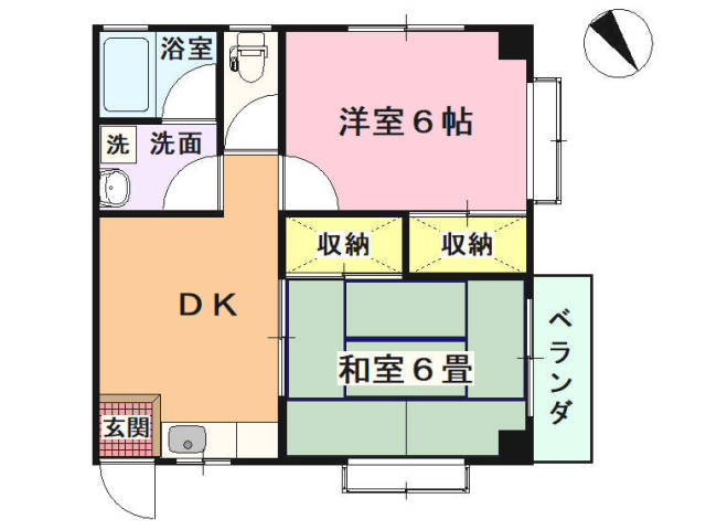 ＭＴハイツの間取り