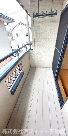 バルコニー　南向き