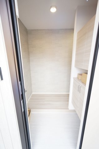 玄関　当日の見学大歓迎！