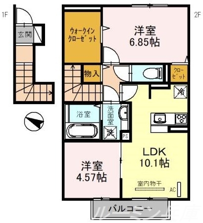 パークハイム七番館の間取り写真