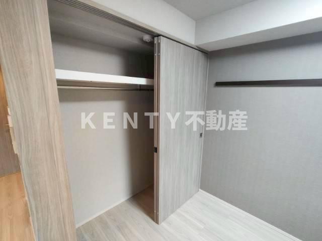 収納　たっぷりとした収納スペースです