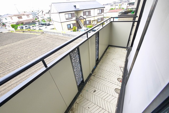 バルコニー　広々としたバルコニーです