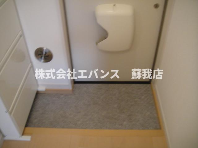 玄関　シューズボックスもある玄関です