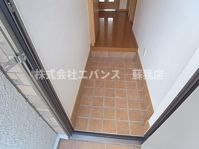玄関　収納もある玄関です