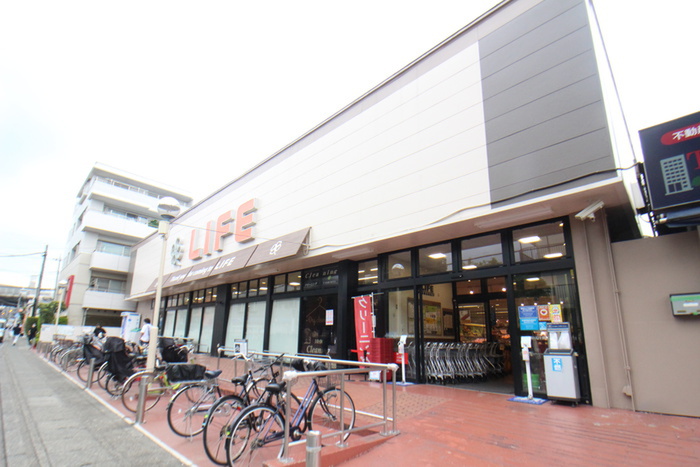 スーパー　ライフ高津新作店（スーパー）まで500m