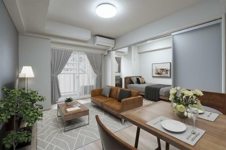 居室・リビング　リビング ※モデルルーム仕様、家具家電はつきません