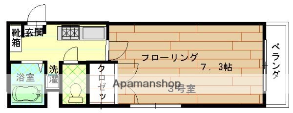 ハッピネス大濠の間取り写真