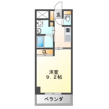 グラージュ春日丘の間取り写真