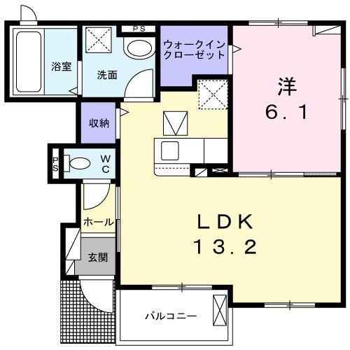 コンフォート長田IIの間取り写真