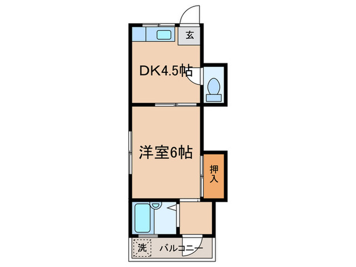 コーポ前田の間取り写真