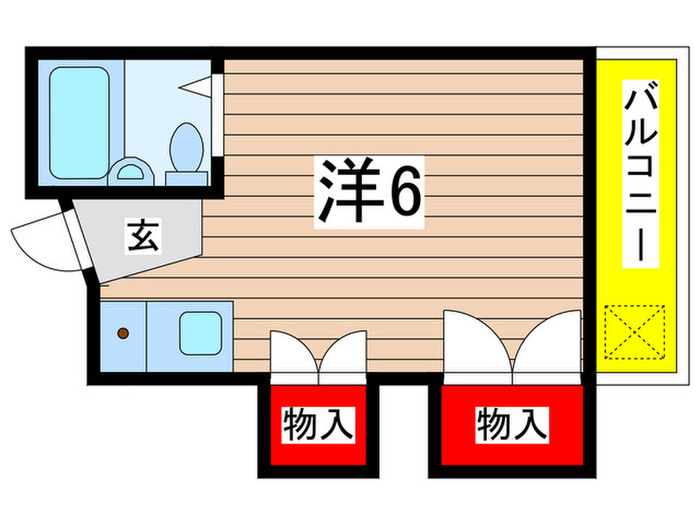 コスミー岡山の間取り写真