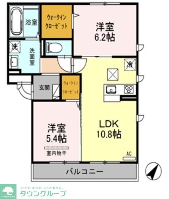 セジュール グラードの間取り写真