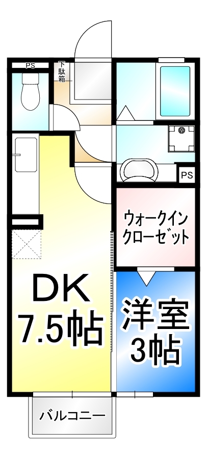 豊田弐番館の間取り写真