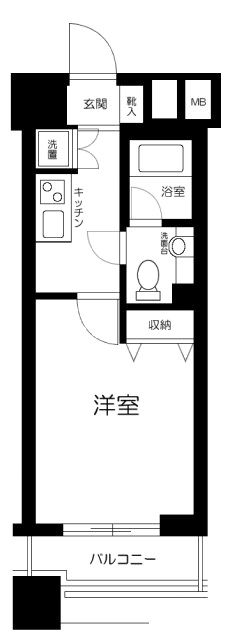 ファーストリアルタワー新宿の間取り写真