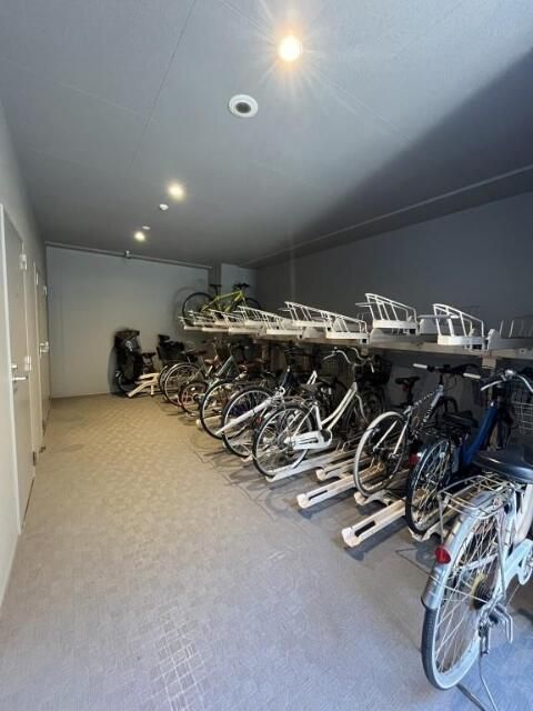 駐車場　駐輪場です。