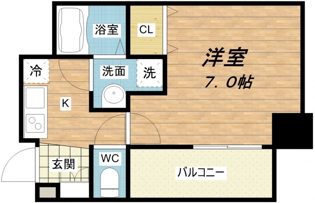セレニテ本町グランデの間取り写真