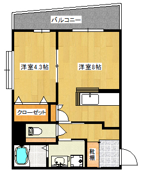 サンリアン柳町の間取り