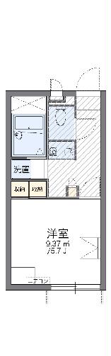 レオパレスかりがねの間取り