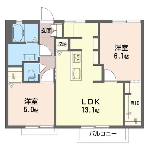 グリーンコートBの間取り