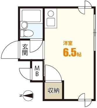 コーポトガワの間取り