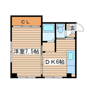 北海道札幌市北区北二十八条西５（アパート）の賃貸物件の間取り