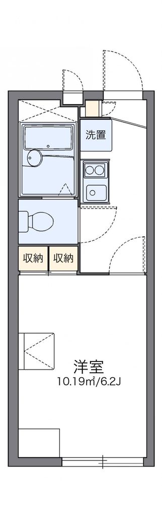 レオパレスジョイフルの間取り