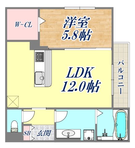 プラザ　エミネンスの間取り