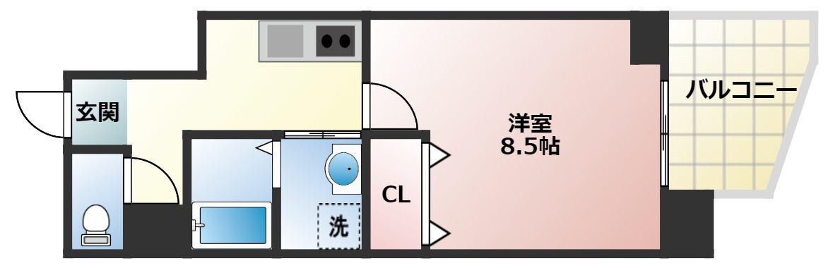 カレントスクエアの間取り