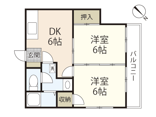 リラ船本の間取り