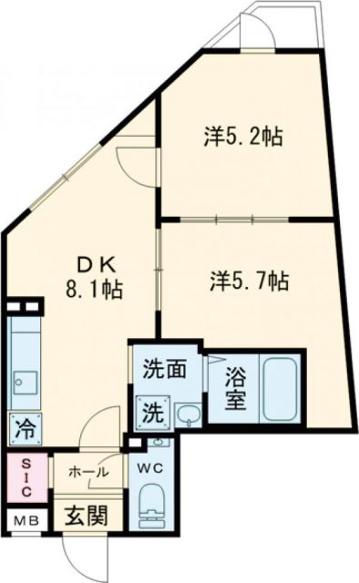 レピュア豊島園レジデンスの間取り