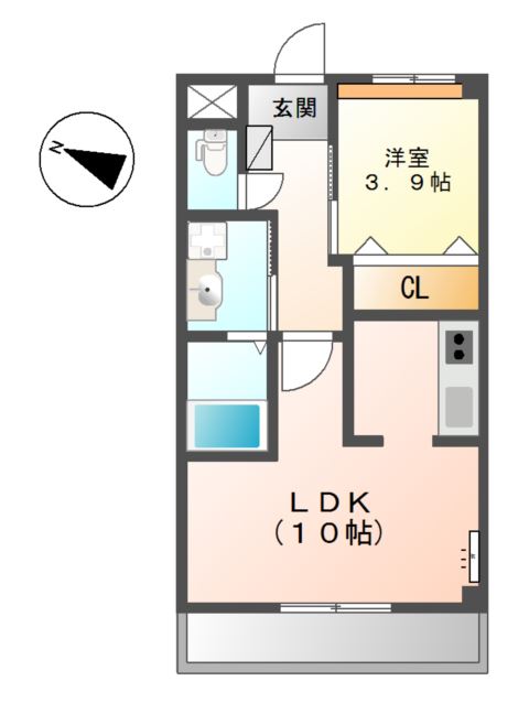 花水木IIの間取り