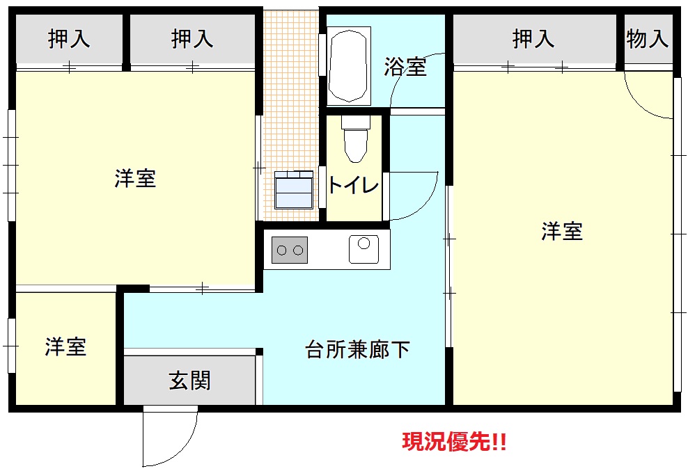 石原ビルの間取り