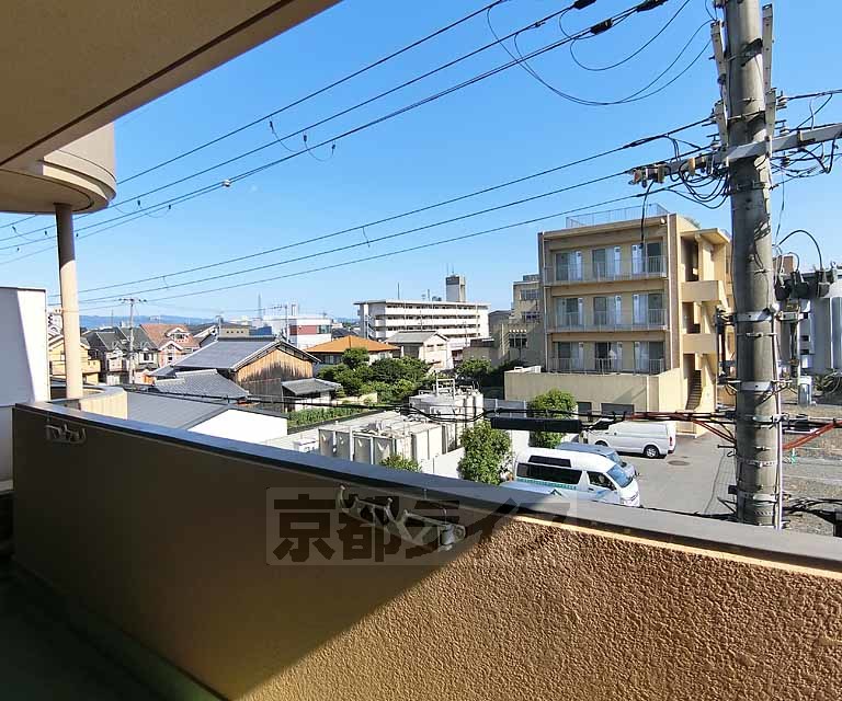 【長岡京市久貝のマンションの眺望】