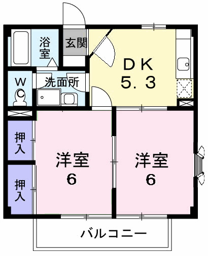 ニユーシティMORIの間取り