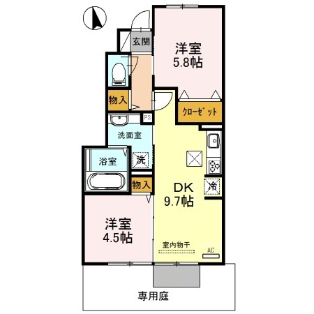 サニーＤハウス芝町の間取り