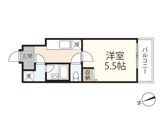 Ｐａｂｌｏ観音本町IIの間取り