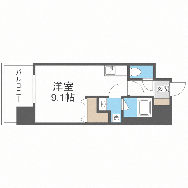 ブランシエスタ千早ＲＪＲの間取り