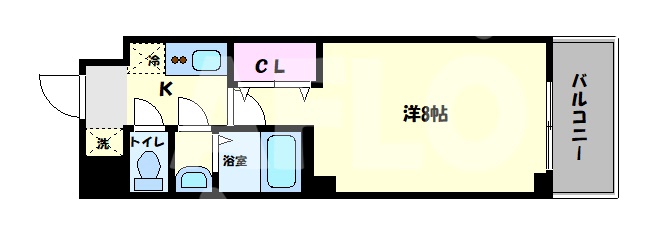 SWAN四天王寺東の間取り