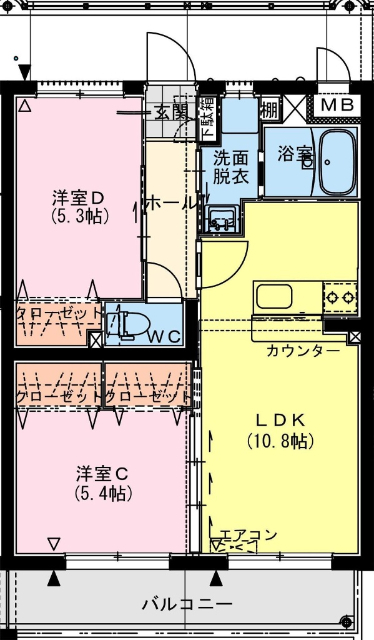 （仮称）加納槙ノ札マンションの間取り