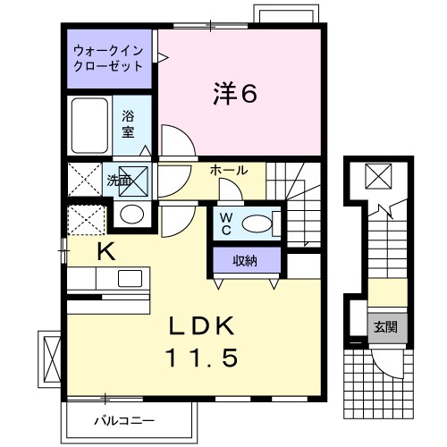 【アルカンシエルの間取り】