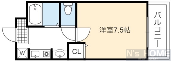 シャンテ21の間取り