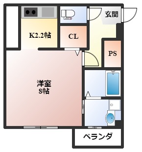 SOUTHの間取り