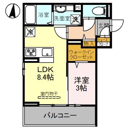 D-ROOM岩押町の間取り